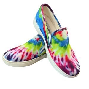 Steve Madden JPOWERFUL Tie-Dye Slip-On Sneakers Size 4M